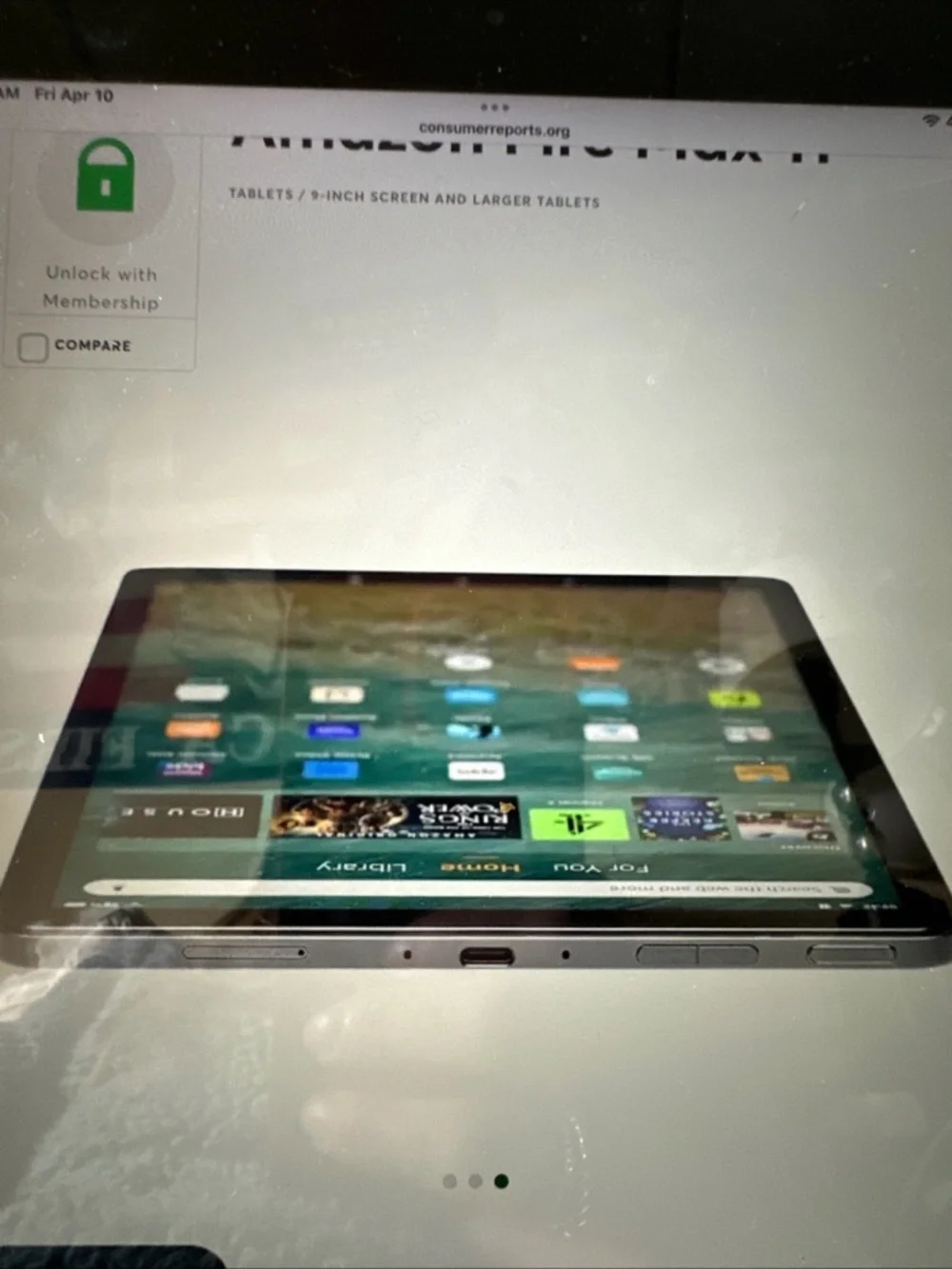 Black Tablet with Vibrant Display - Unbranded